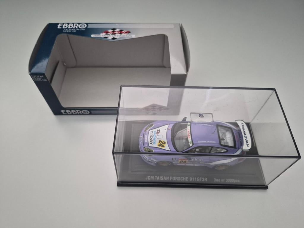 Porsche 911 GT3R 230 EBRO 1/43, Enlèvement ou Envoi, Comme neuf, Voiture, Autres marques