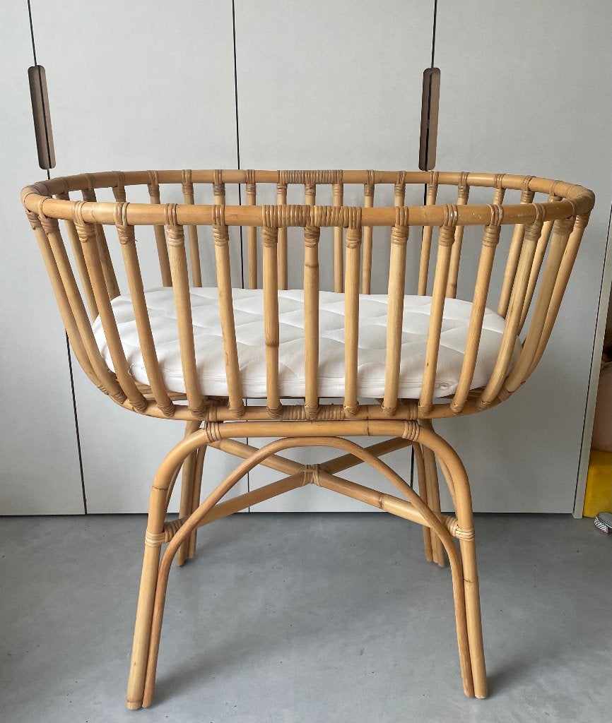 Babywieg rotan, Ophalen, Zo goed als nieuw, Wieg