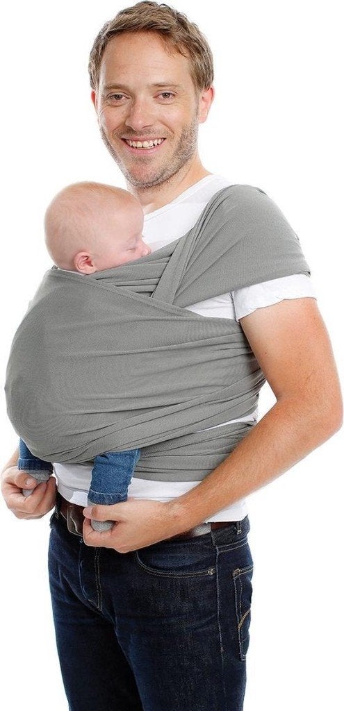 Babylonia - TRICOT SLEN COOL Draagdoek - Moon Mist Grey, Draagdoek, Zo goed als nieuw, Buik, Ophalen