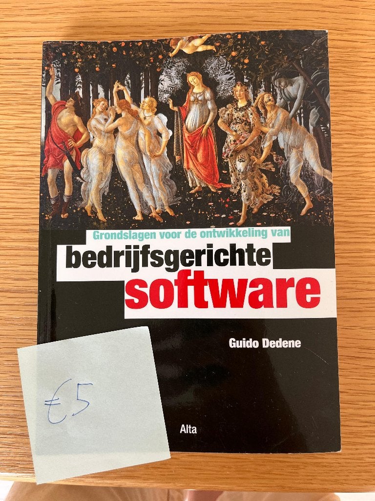Grondslagen voor de ontwikkeling  bedrijfsgerichte software, Livres, Informatique & Ordinateur, Enlèvement ou Envoi, Utilisé, Logiciel