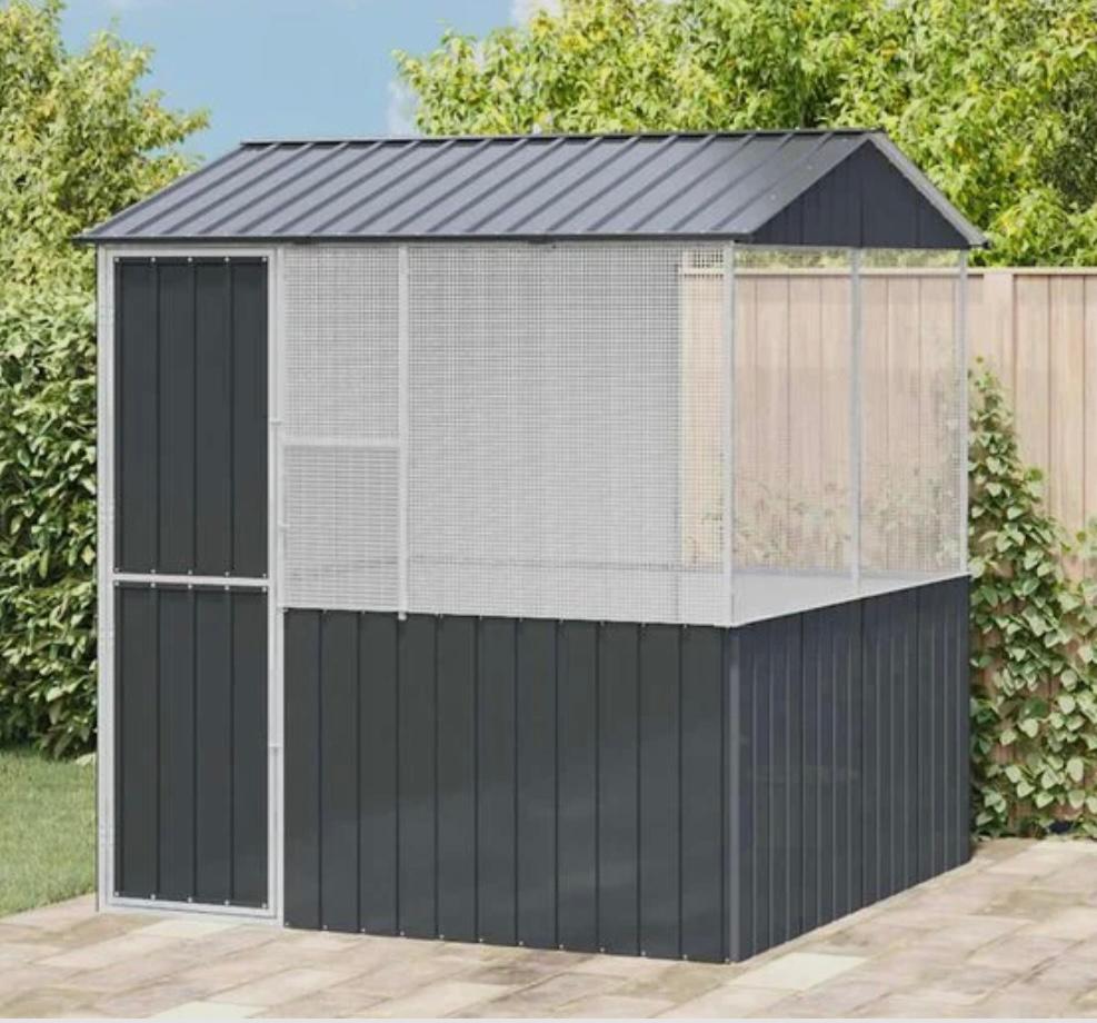 Nieuwe volière in verpakking, Dieren en Toebehoren, Vogels | Hokken en Kooien, Ophalen, Nieuw, Overige materialen, Volière