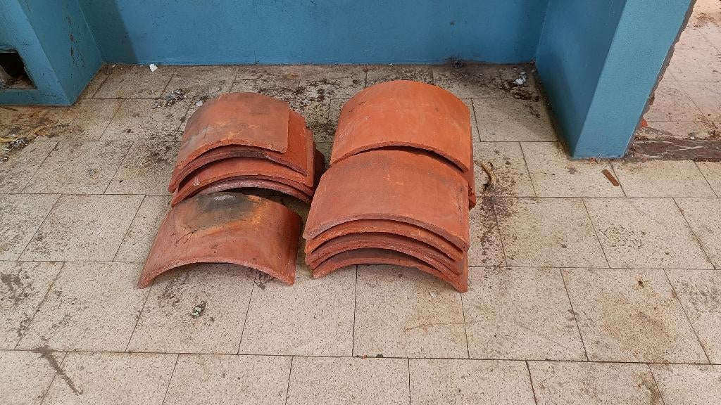 Nokpannen voor rietendak, Doe-het-zelf en Bouw, Ophalen, Steen of Klei, Zo goed als nieuw, Minder dan 5 m²