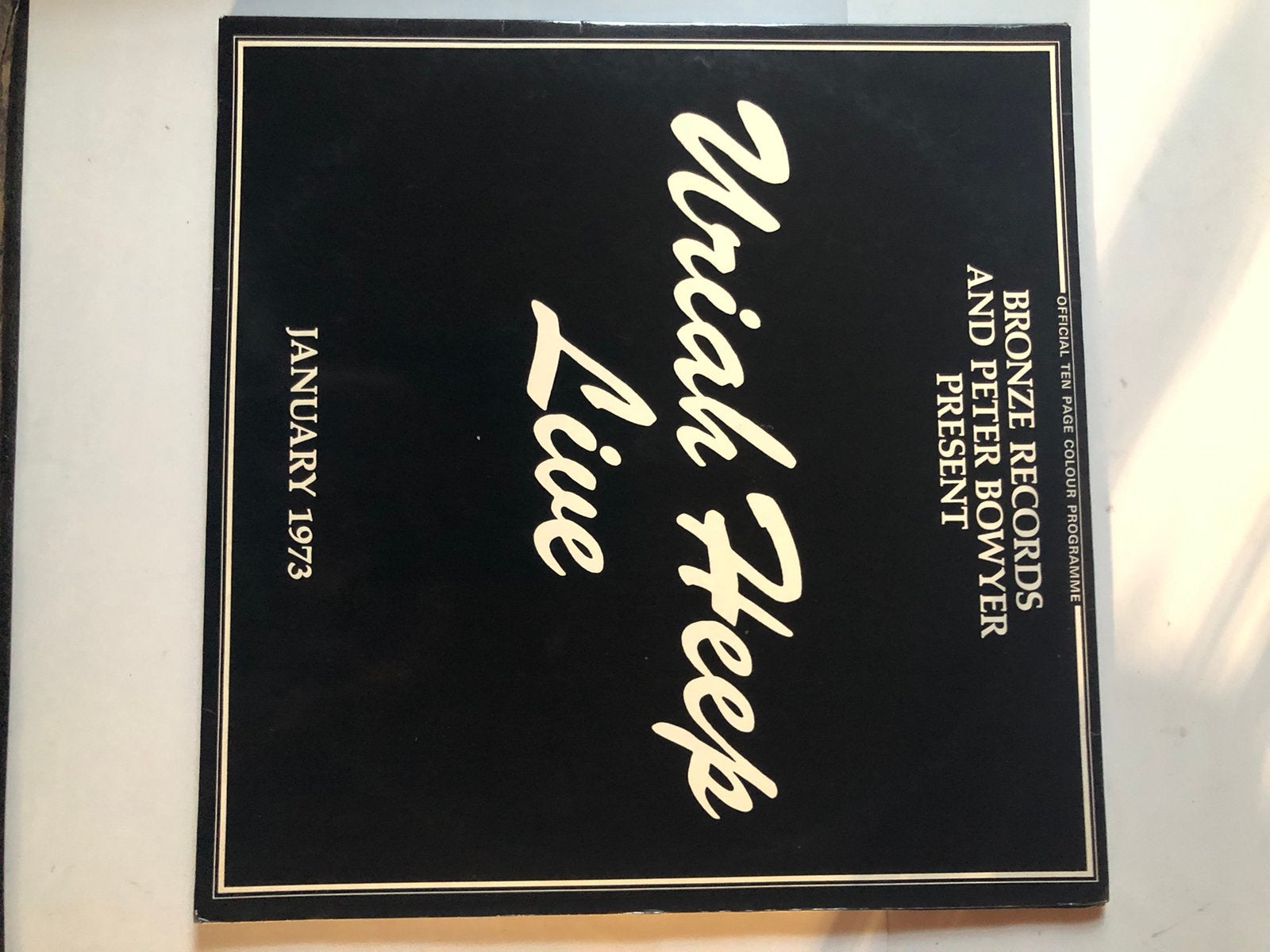 Uriah Heep Live (2 lp's ; neuf ; 1973), Envoi, Comme neuf, LP