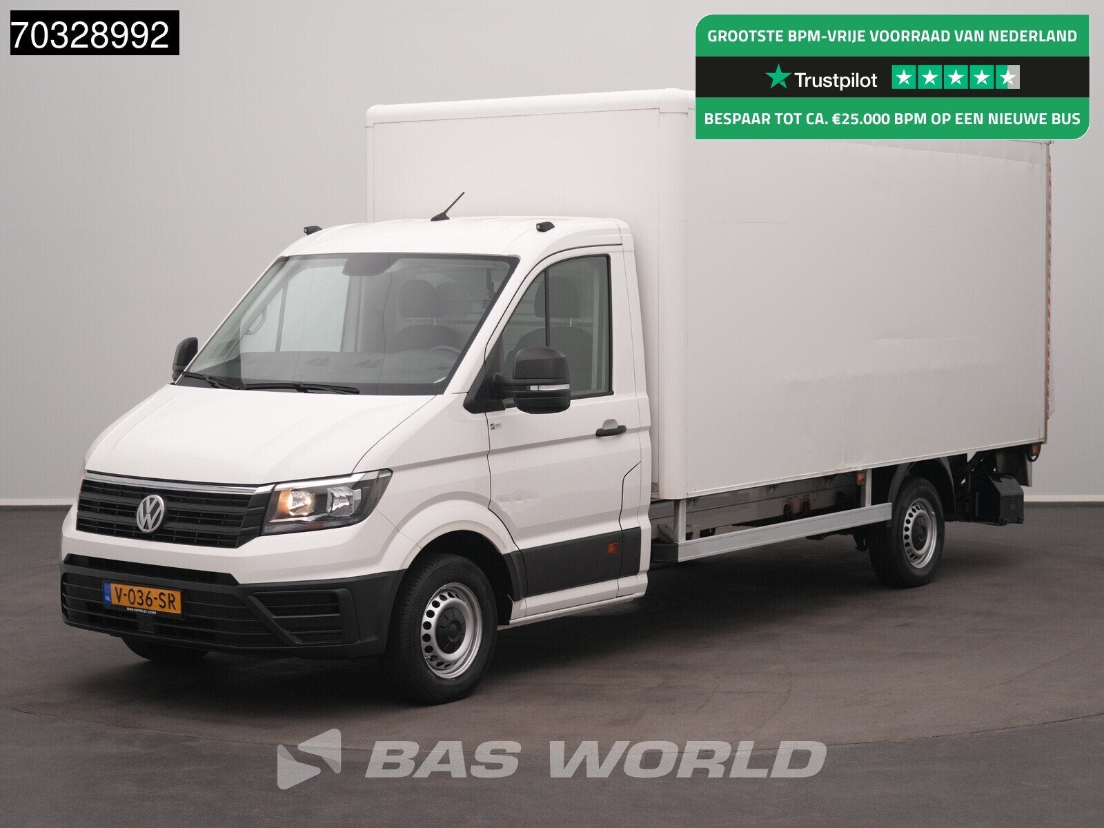 Volkswagen Crafter 140pk XL 205cm Laadklep Automaat Zijdeur, 2910 kg, Cruise Control, Achat, Euro 6
