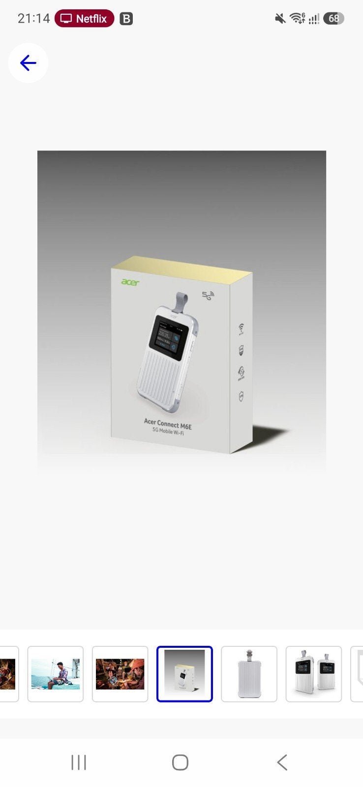 ACER Connect M6E mobile hotspot 5G E-SIM️ SUPPORT + GARANTIE, Informatique & Logiciels, Routeurs & Modems, Enlèvement ou Envoi