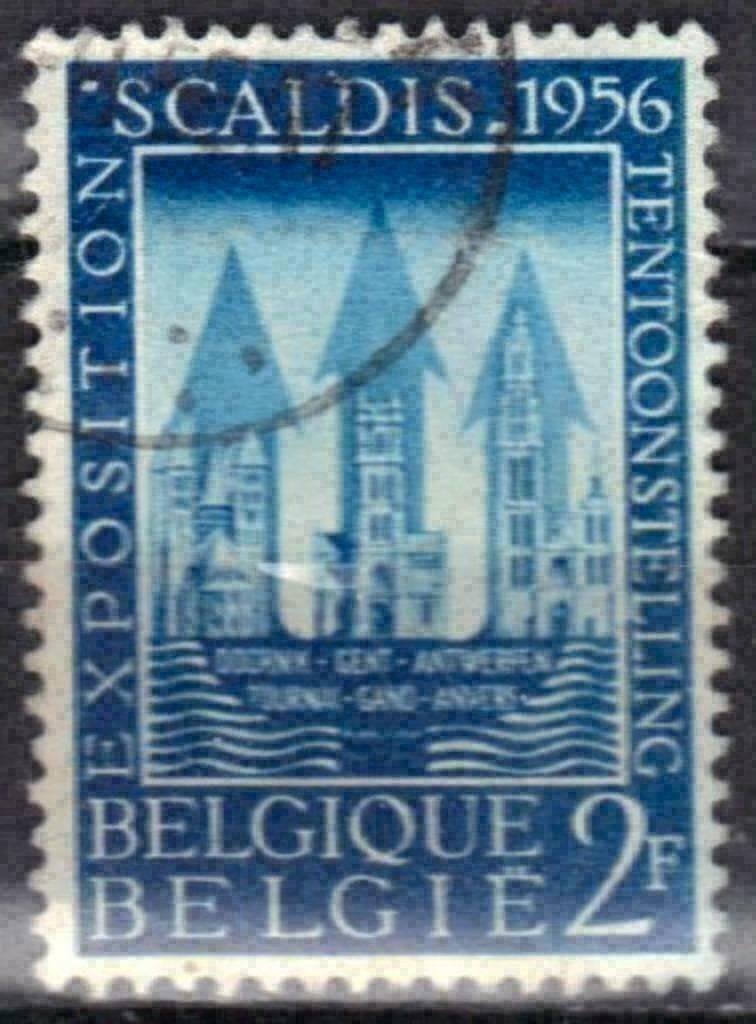 Belgie 1956 - Yvert/OBP 990 - Scaldis Tentoonstelling (ST), Verzenden, Gestempeld, Gestempeld