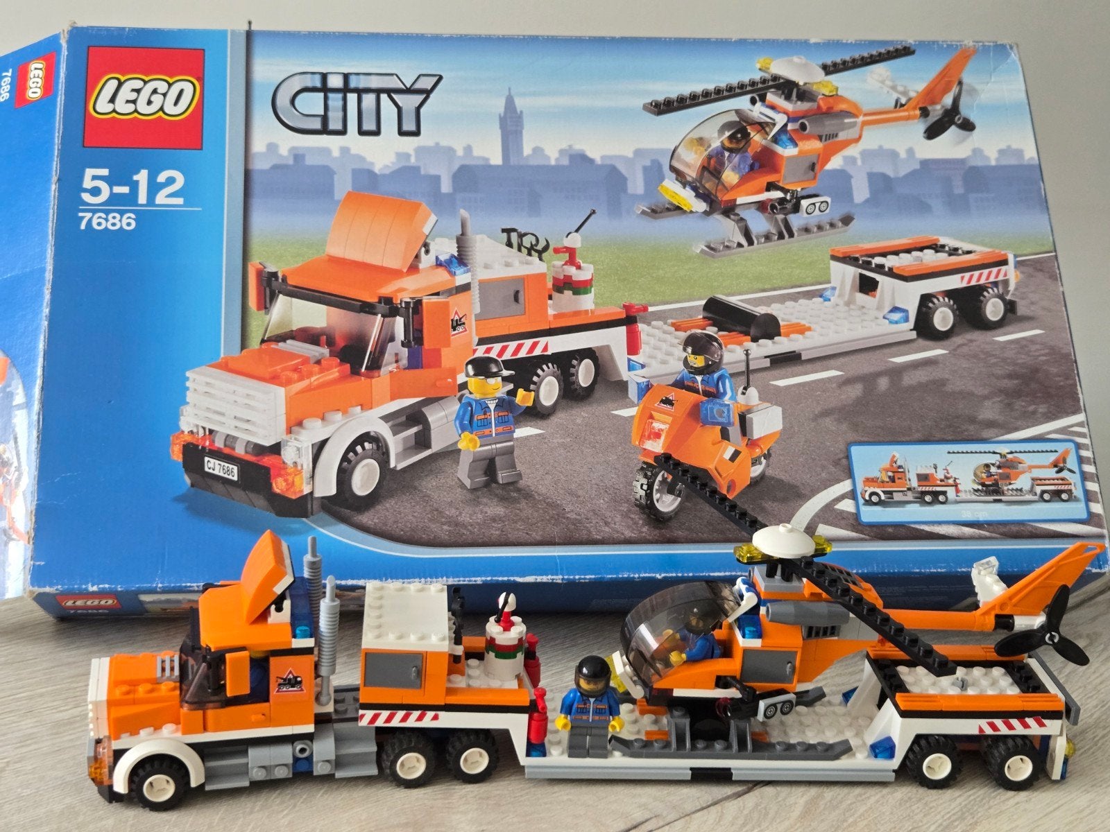 Lego city 7686 le transport de l hélicoptère, Lego, City
