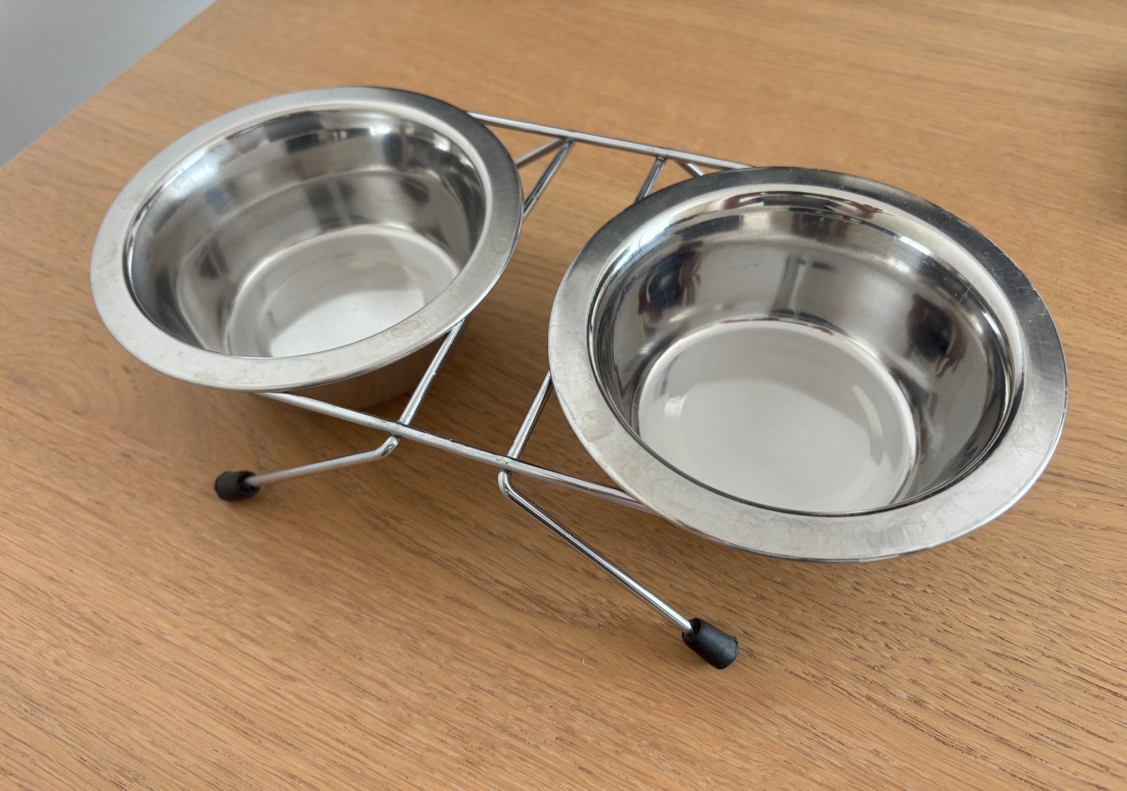 Drink- en eetkom huisdier (inox), Animaux & Accessoires, Nourriture & Bols pour chiens, Enlèvement ou Envoi, Comme neuf