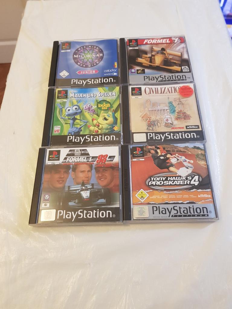 Veel ps1-games in perfecte staat