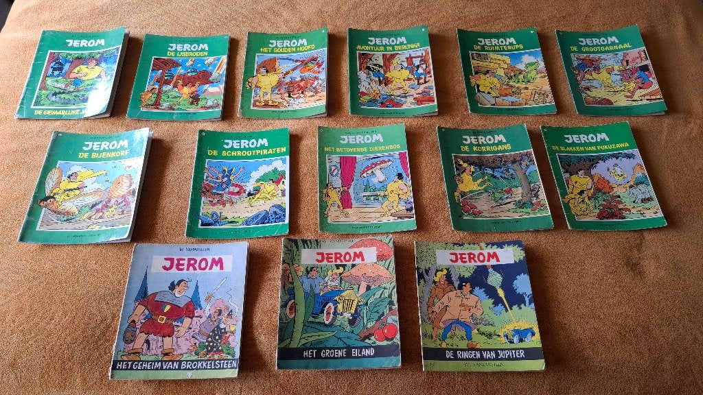 lot van 14 Jerom strips in goede staat (eerste druk), Boeken, Ophalen