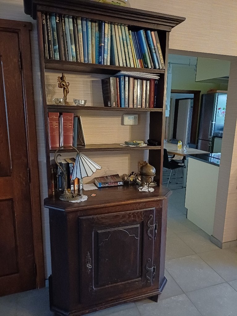 eiken boekenkast, Ophalen, 200 cm of meer, Eikenhout, 50 tot 100 cm