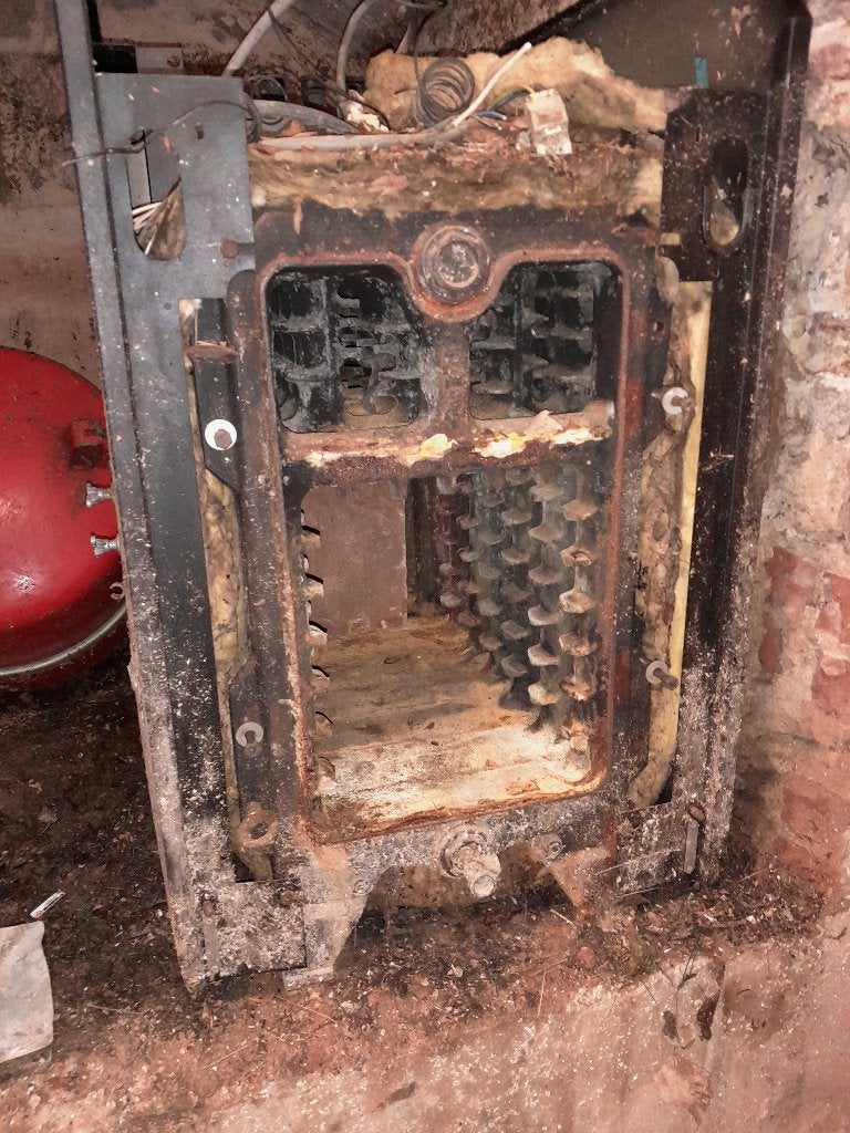 chaudière mazout à donner, Enlèvement, Utilisé, Chaudière CC ou Chaudière combinée