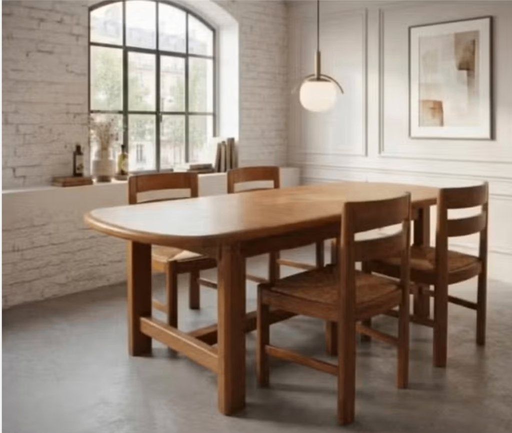vintage scandinavische eettafel (verlengbaar), Ophalen, Gebruikt