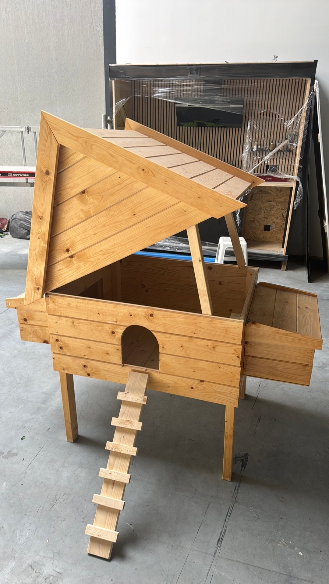 Poulailler pour 8 à 10 poulets, Animaux & Accessoires, Volatiles | Accessoires, Comme neuf, Enlèvement