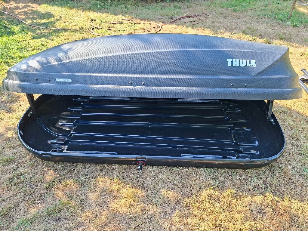 Thule dakkoffer Pacific 200, Ophalen, Gebruikt