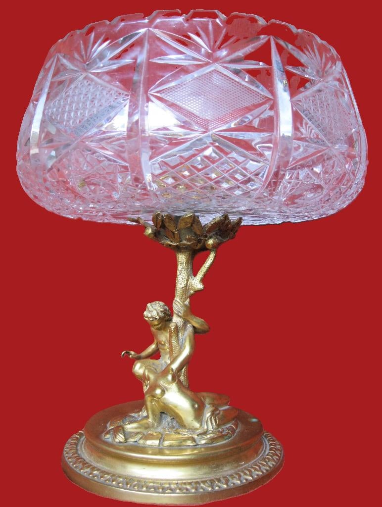 Schaal Val Saint Lambert Het Aardse Paradijs, '1950., Antiek en Kunst, Ophalen