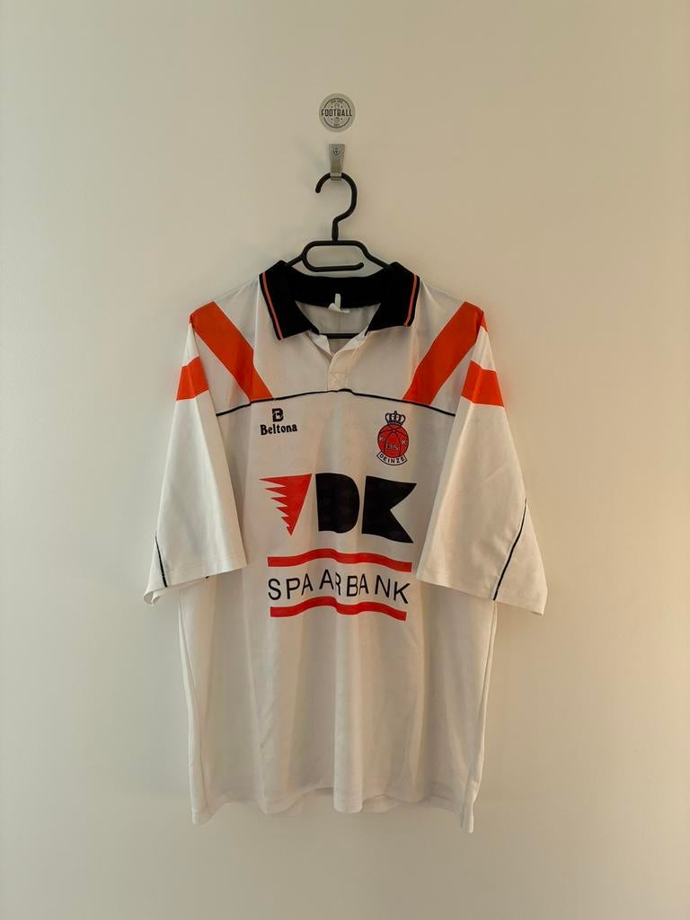 Zeldzaam matchworn voetbalshirt KMSK Deinze Beltona, Ophalen of Verzenden, Zo goed als nieuw, Shirt