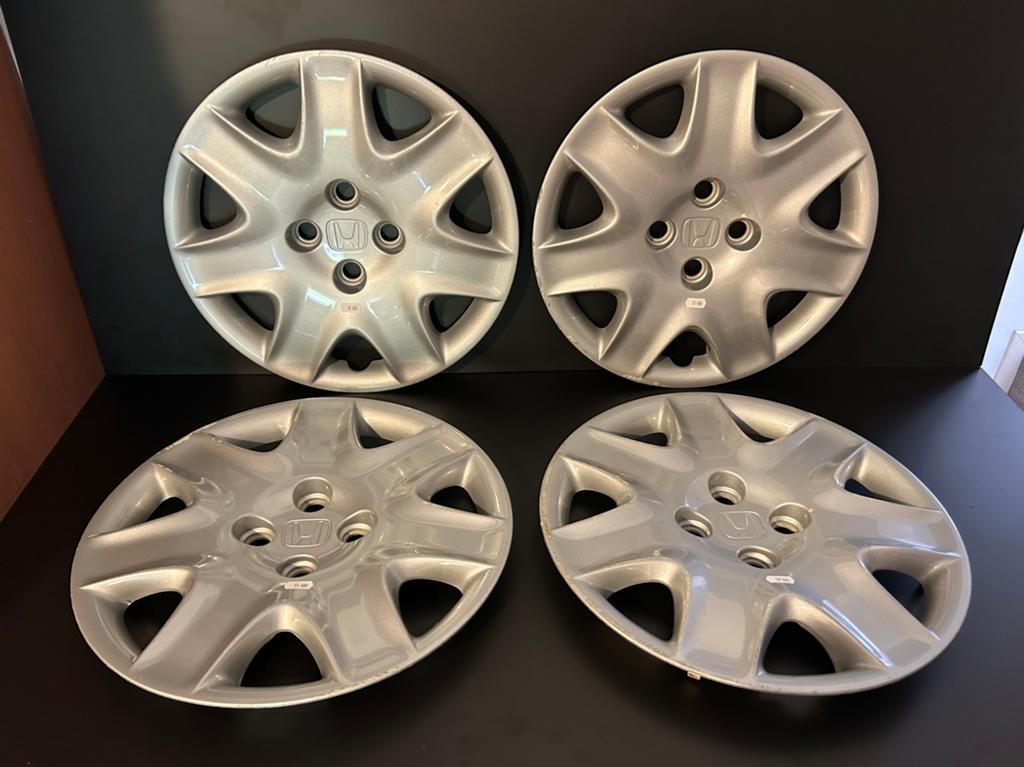 4 enjoliveurs d’origine Honda civic 15", Enlèvement ou Envoi, Comme neuf