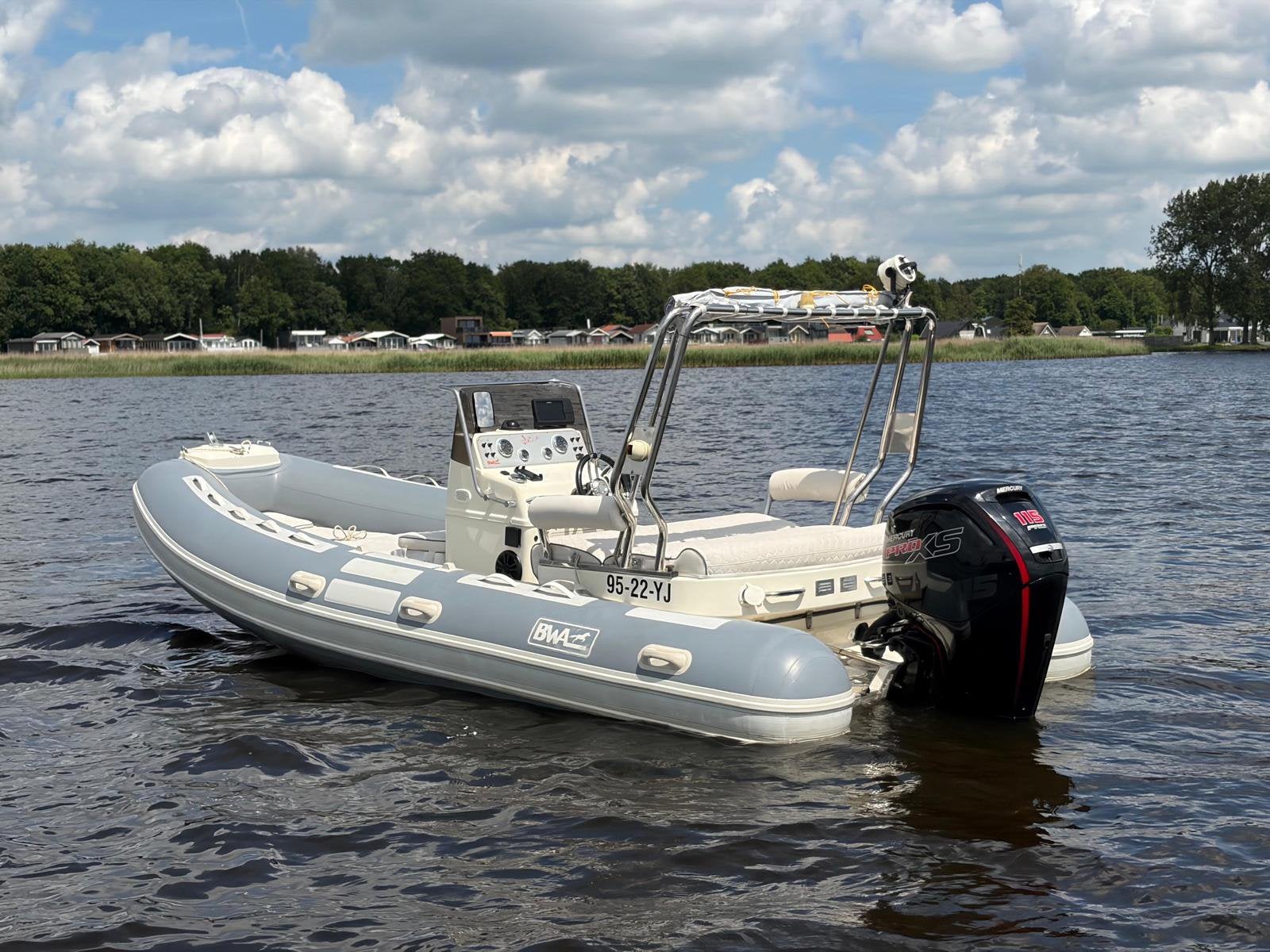 BWA 560 RIB incl. 115PK Mercury PRO xs 2016 + trailer (SET), Watersport en Boten, Gebruikt, 2 m, 115 pk, Ophalen