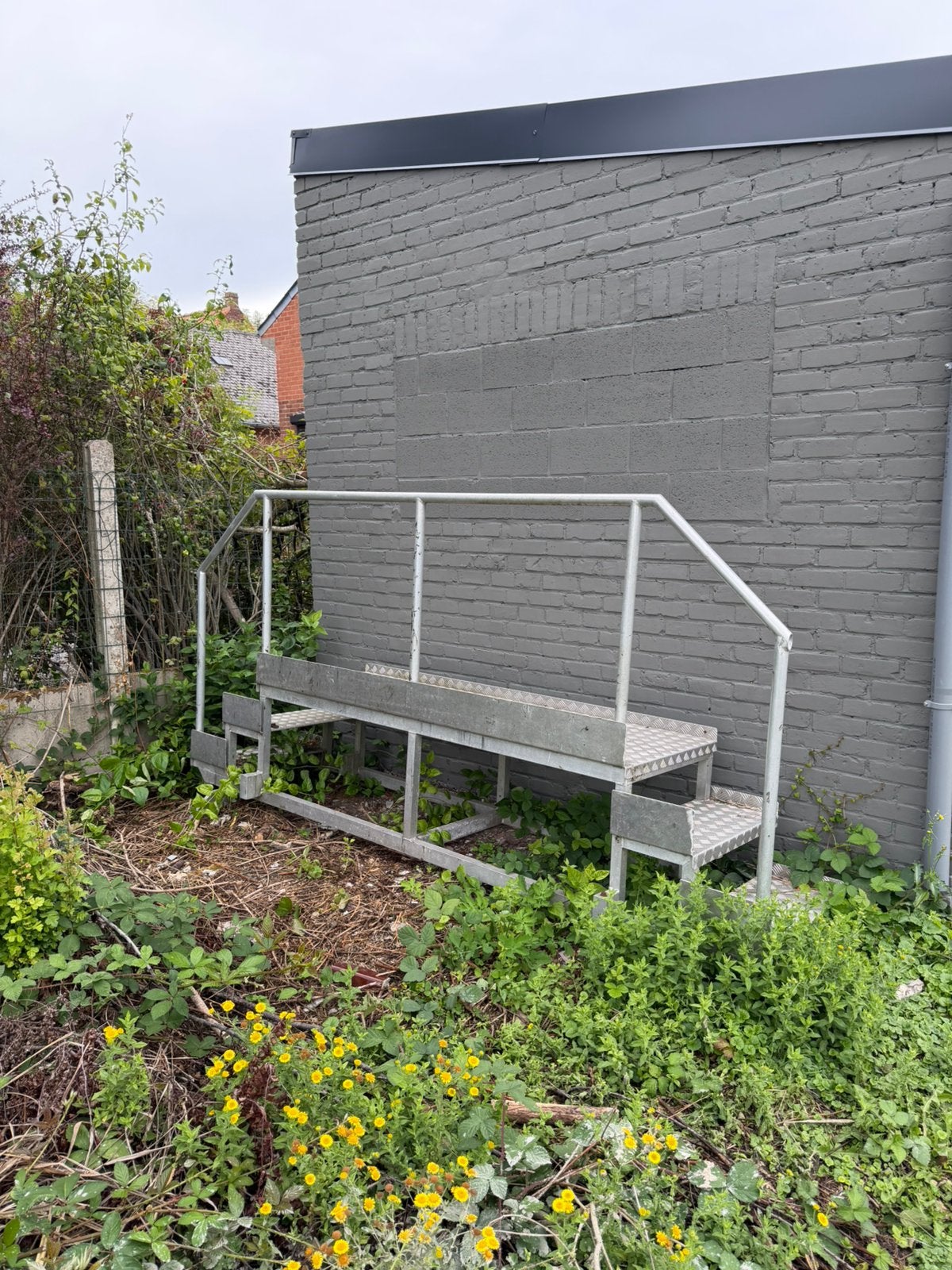 Escalier alluminium/metal, Bricolage & Construction, Enlèvement, Utilisé