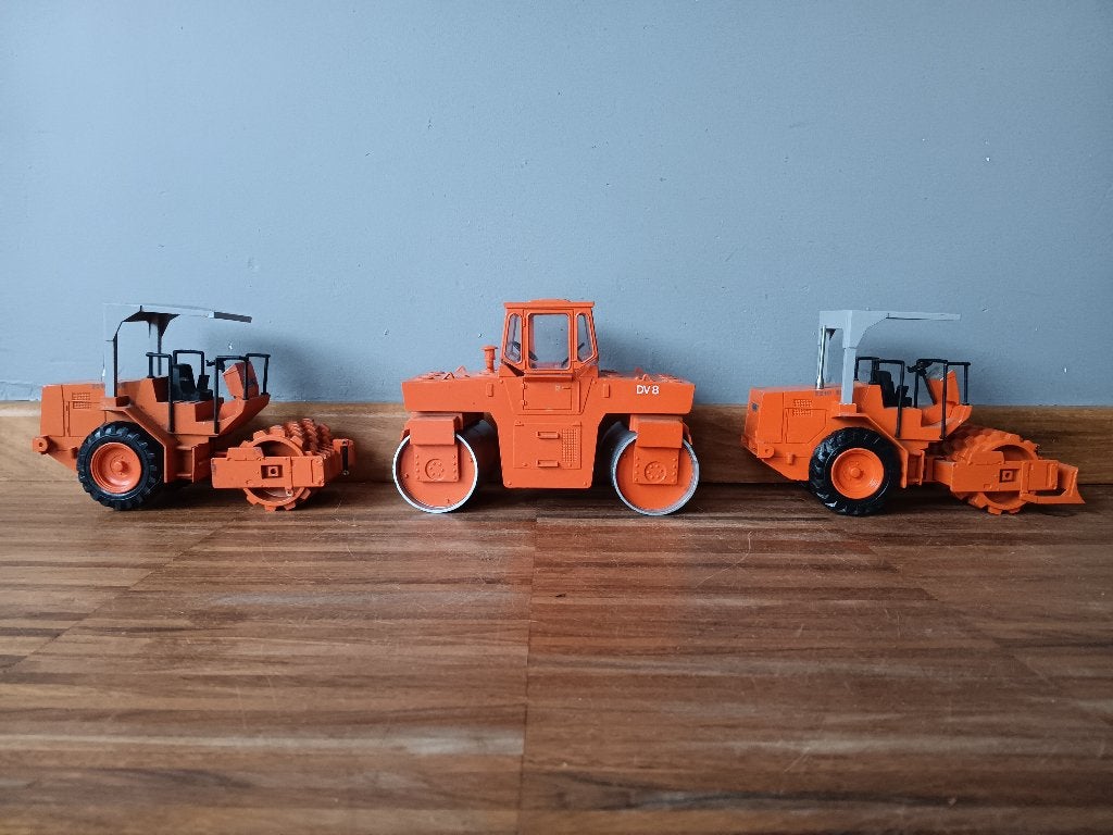 3 schaalmodellen Hamm, NZG model 1:25, made in W. Germany, Hobby & Loisirs créatifs, Modélisme | Voitures & Véhicules, Enlèvement ou Envoi