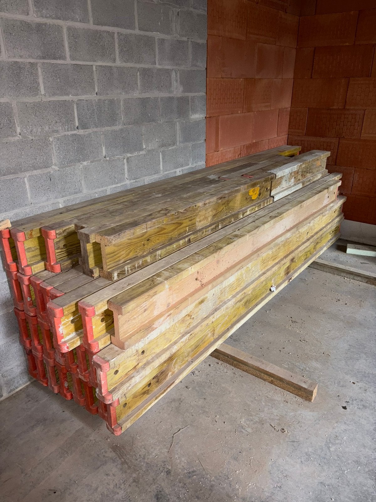 Doka-balken Juffers en houten balken, Doe-het-zelf en Bouw, Ophalen, Gebruikt, Balk