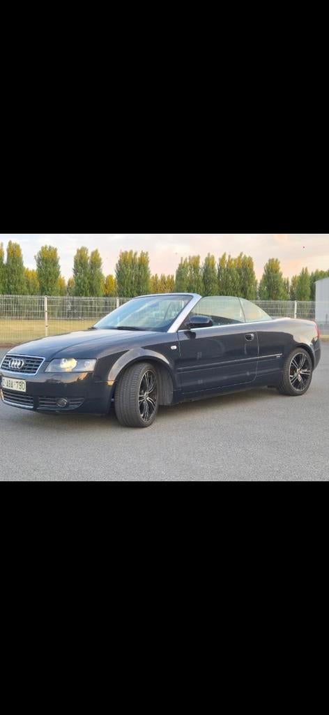 Audi A4   1.8 TURBO Benzine S line!!!, Auto's, Voorwielaandrijving, Zwart, 4 cilinders, Cabriolet
