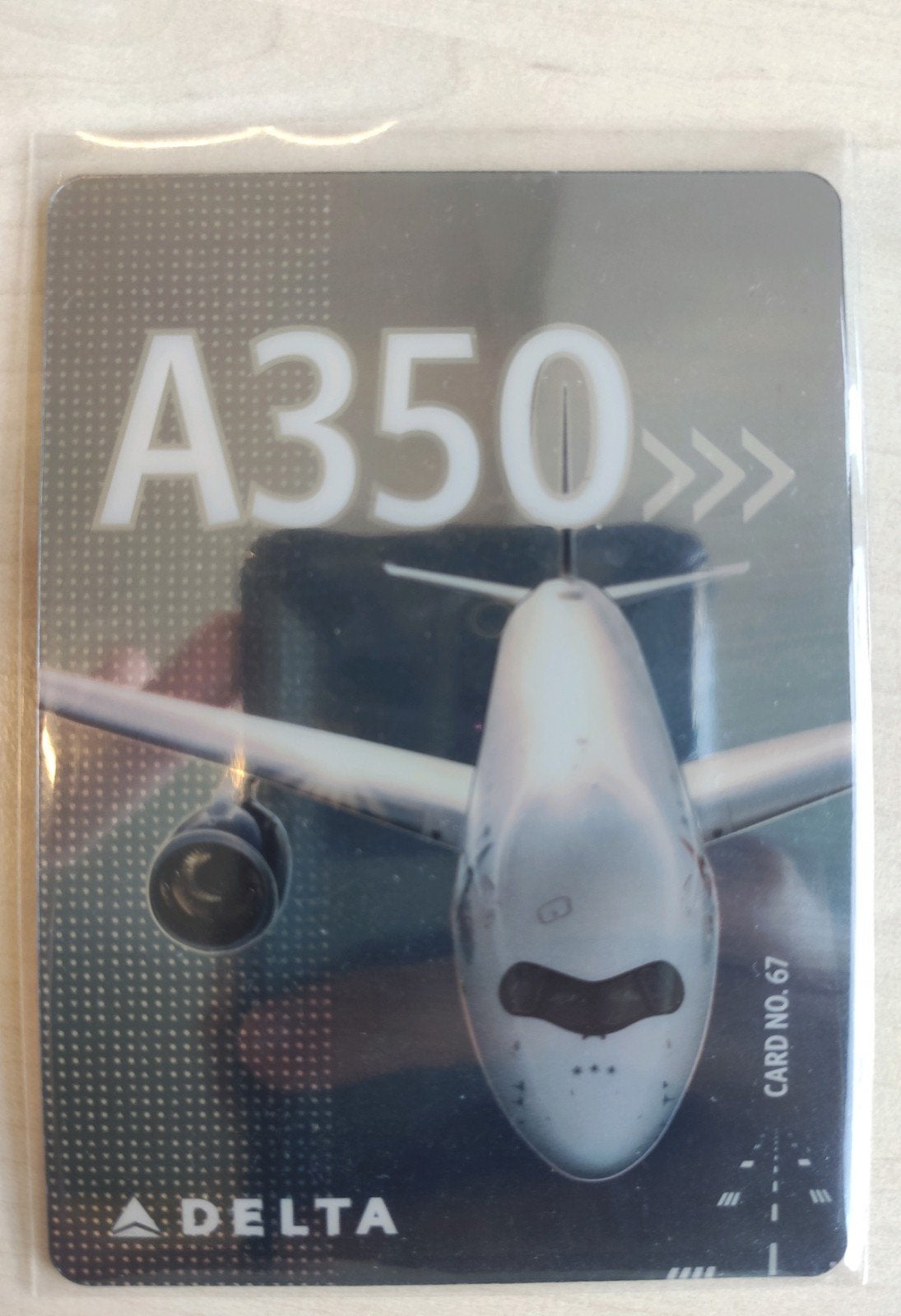 Carte Delta A350 - numéro 66 avec pochette protection, Télécoms, Téléphonie mobile | Accessoires & Pièces, Enlèvement ou Envoi