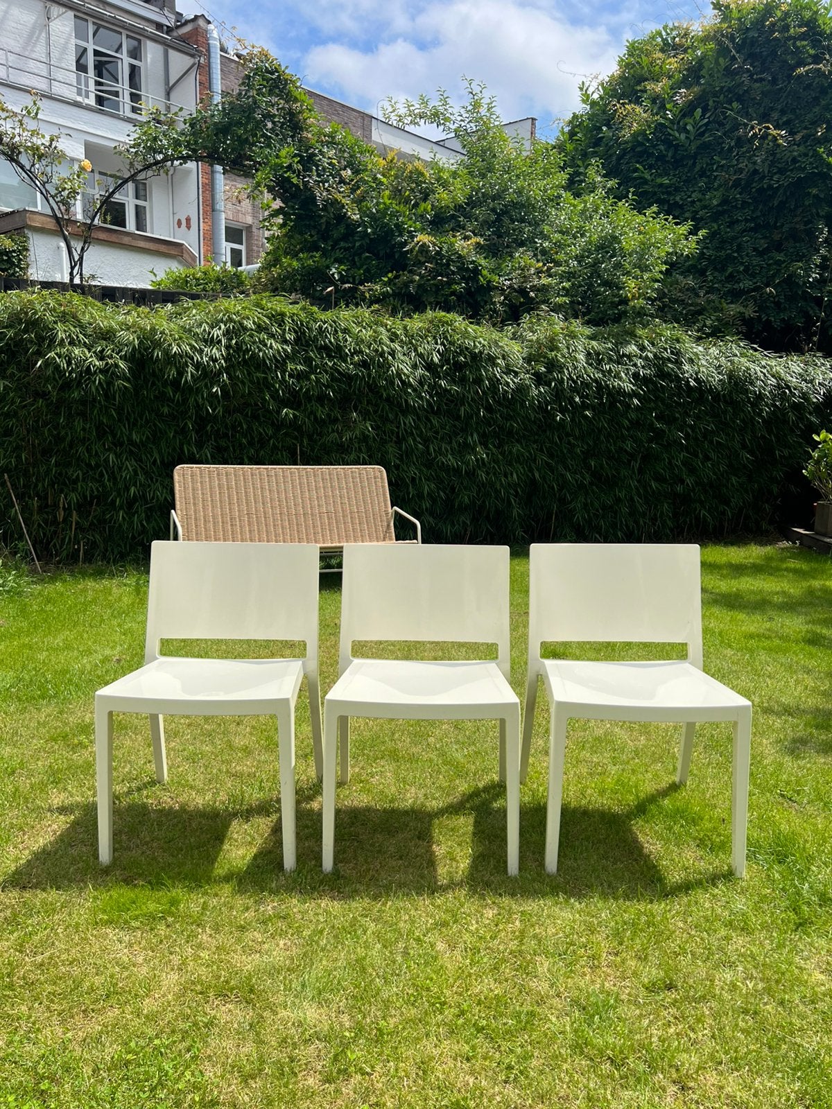 Moderne eetkamerstoelen, Huis en Inrichting, Stoelen, Ophalen, Zo goed als nieuw