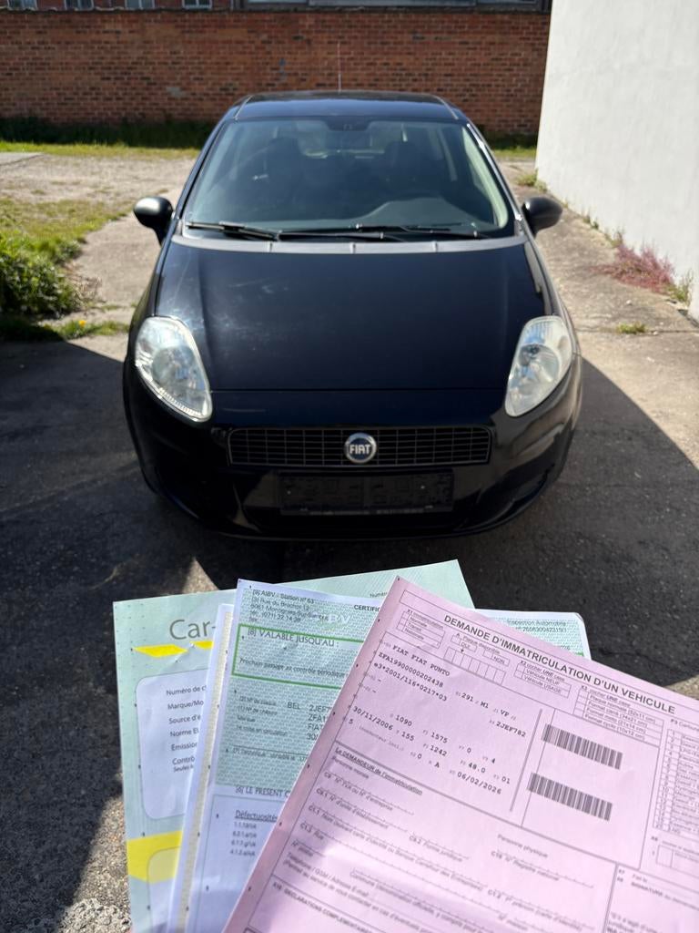 Prête à immatriculer, Autos, Fiat, Particulier, Punto, Air conditionné, Essence, Euro 4, Enlèvement