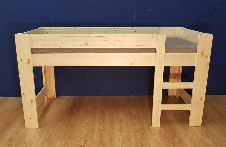 massief houten (half) HOOGSLAPER nieuw vele hoogtes en maten, Verzenden, Nieuw, Hoogslaper