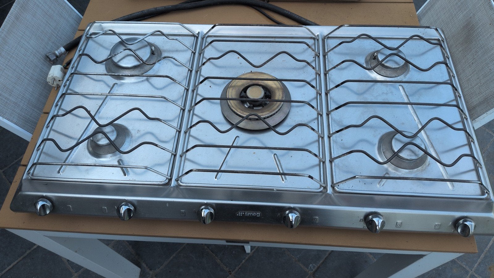 Smeg aardgas kookplaat, Elektronische apparatuur, Ophalen, Gas
