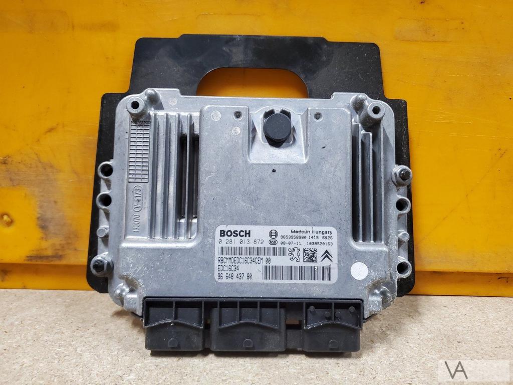 Peugeot 207 308 Partner Berlingo ecu motorcomputer 1.6 hdi, -, Utilisé, -, Peugeot
