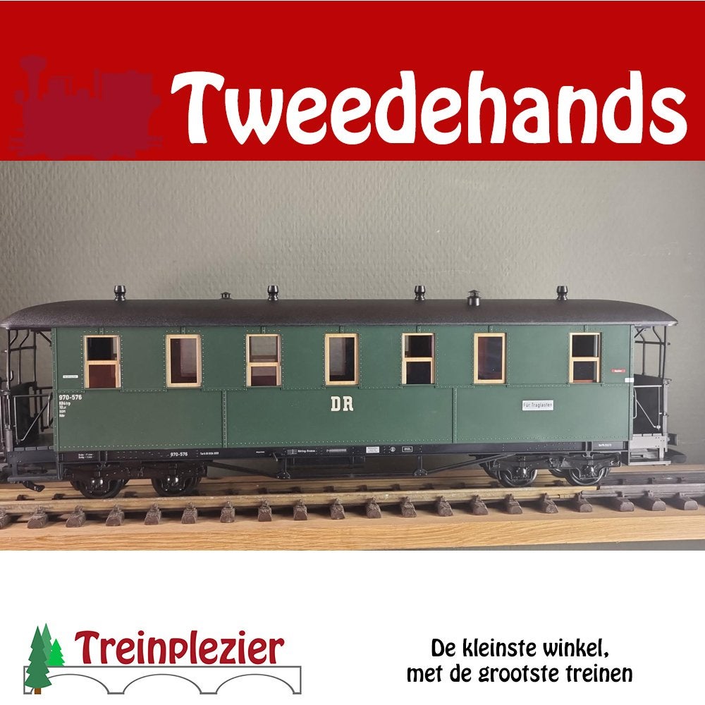 LGB 35350 G DR Personenwagen mit Traglastenabteil, Niet ingevuld, Gelijkstroom, Niet ingevuld, Wagon