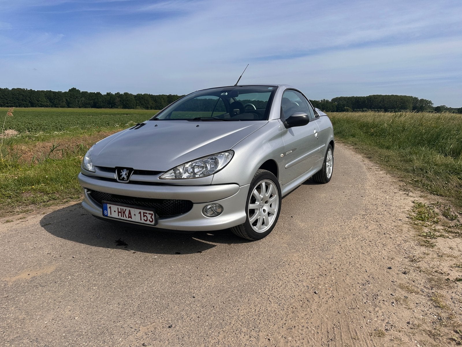 Peugeot 206 cc quicksilver, Auto's, Peugeot, Voorwielaandrijving, 4 zetels, Stof, Zwart
