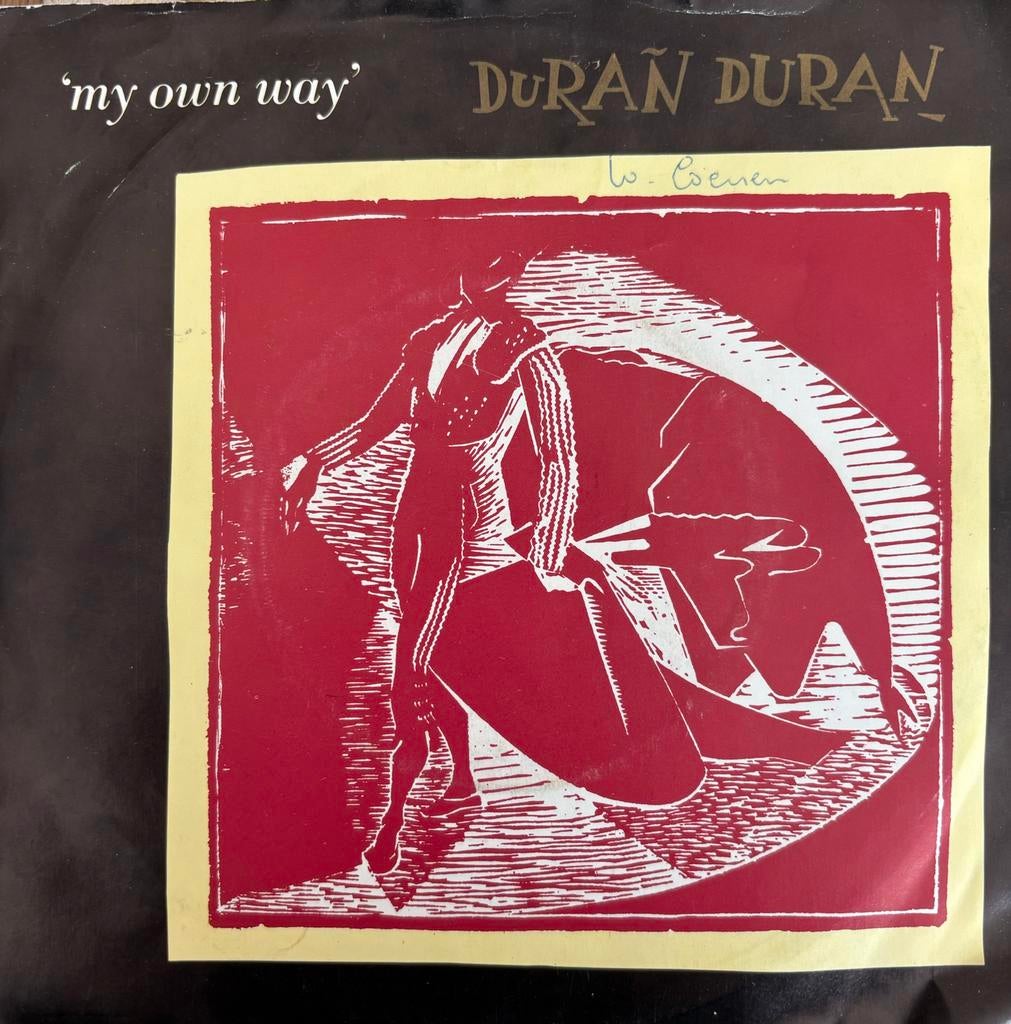 Duran Duran - my own way - like an angel (7” vinyl ) 1981, Enlèvement ou Envoi
