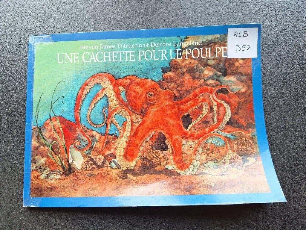 Une cachette pour le poulpe - Langeland, Boeken, Kinderboeken | Kleuters, Zo goed als nieuw, Fictie algemeen, 5 of 6 jaar, Jongen of Meisje