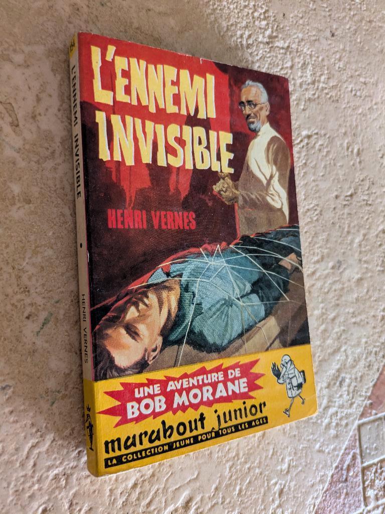 Bob Morane (L'ennemi invisible)., Boeken, Verzenden, Zo goed als nieuw, H. Vernes.