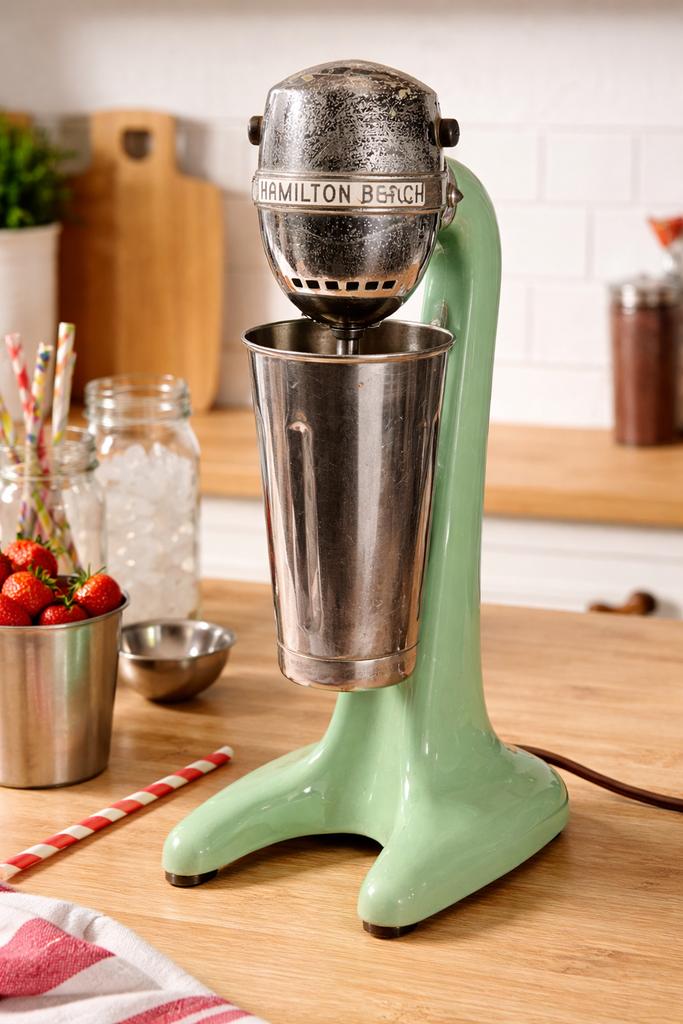 Machine milkshake vintage Hamilton Beach années 50 déco US, Electroménager, Enlèvement, Comme neuf