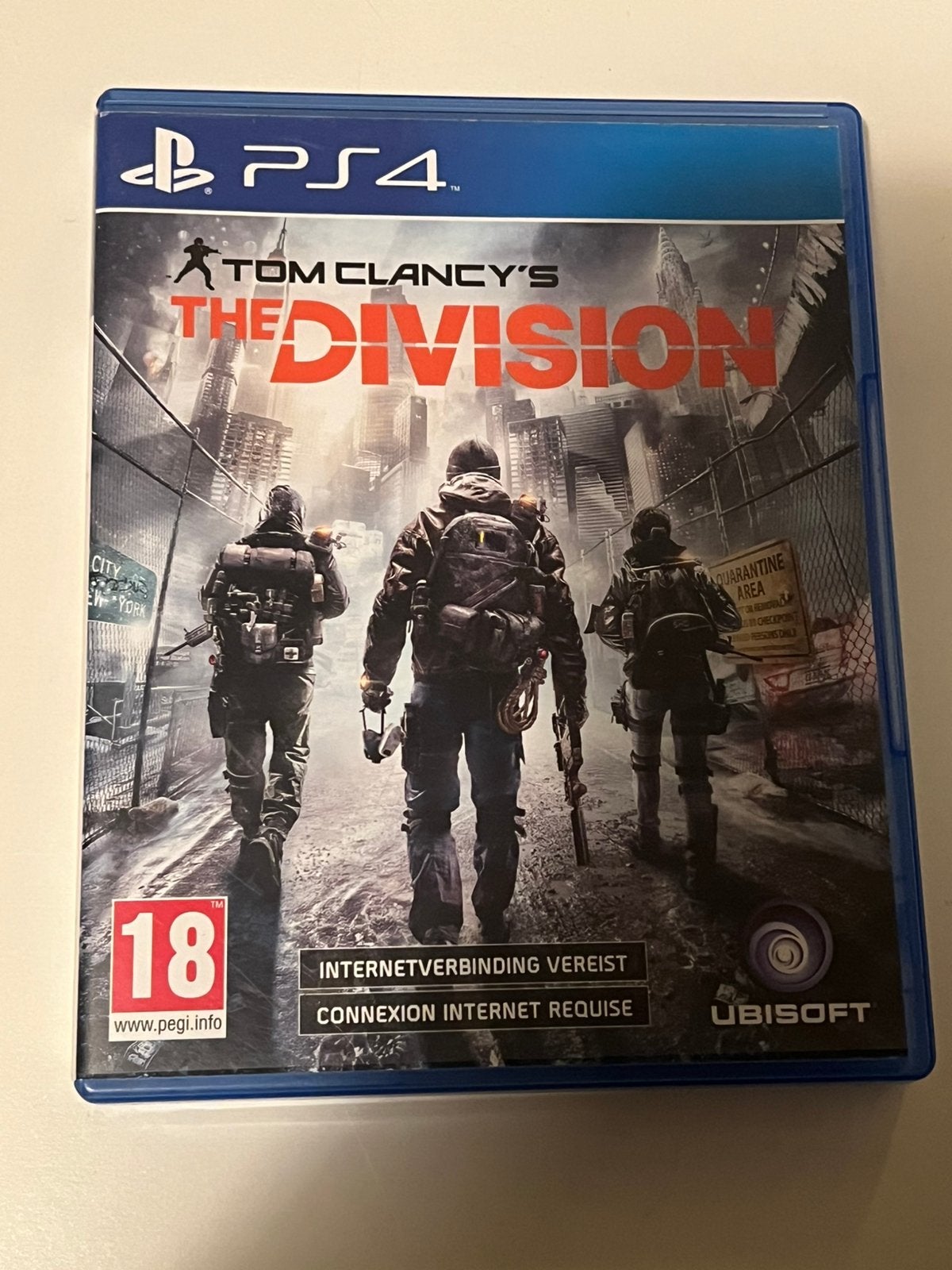 Tom Clancy’s The Division voor PS4 – goede staat, Online, Vanaf 18 jaar, Shooter, 1 speler