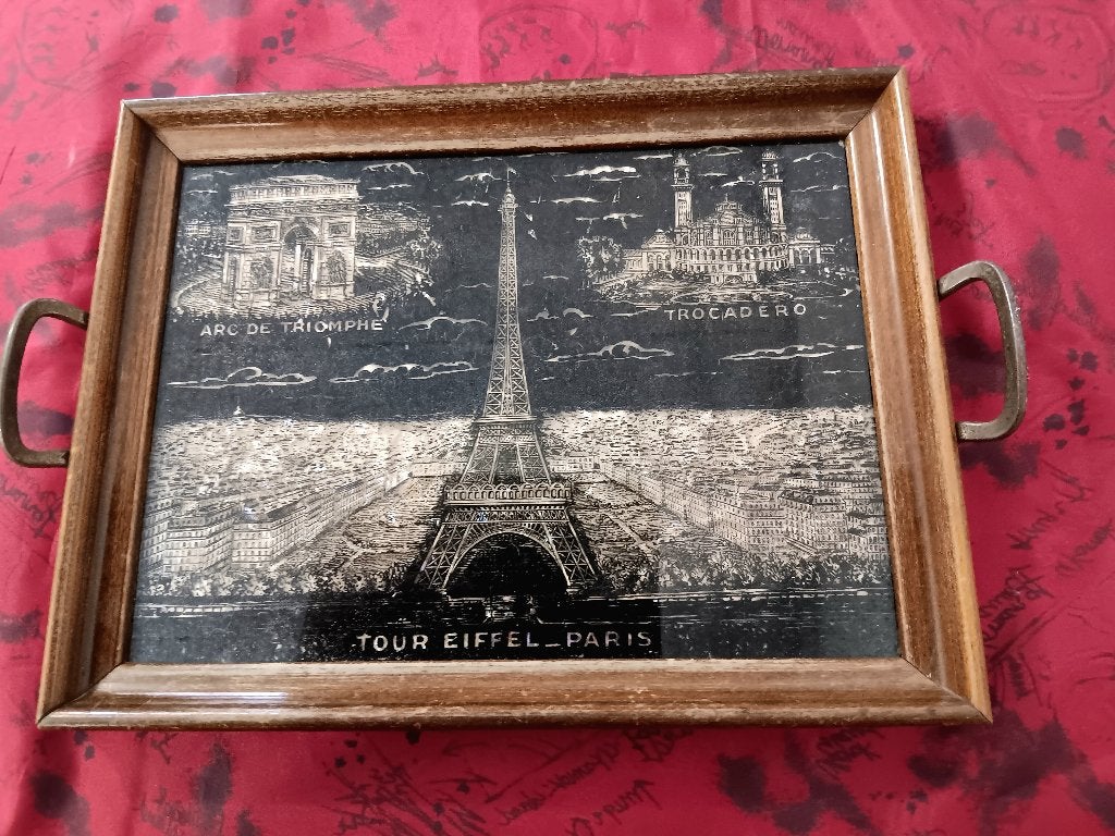 Très beau petit plateau vintage France !!, Enlèvement ou Envoi, Comme neuf, Rectangulaire, Plateau de service