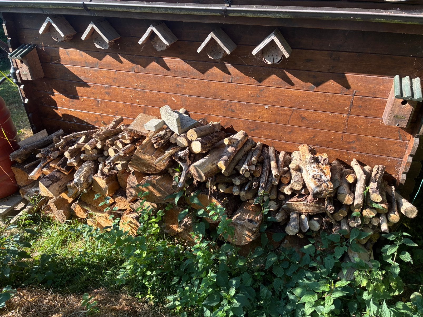 plus ou moins 2 steres de bois avc bcp de resineux, Jardin & Terrasse, Bois de chauffage, Enlèvement ou Envoi