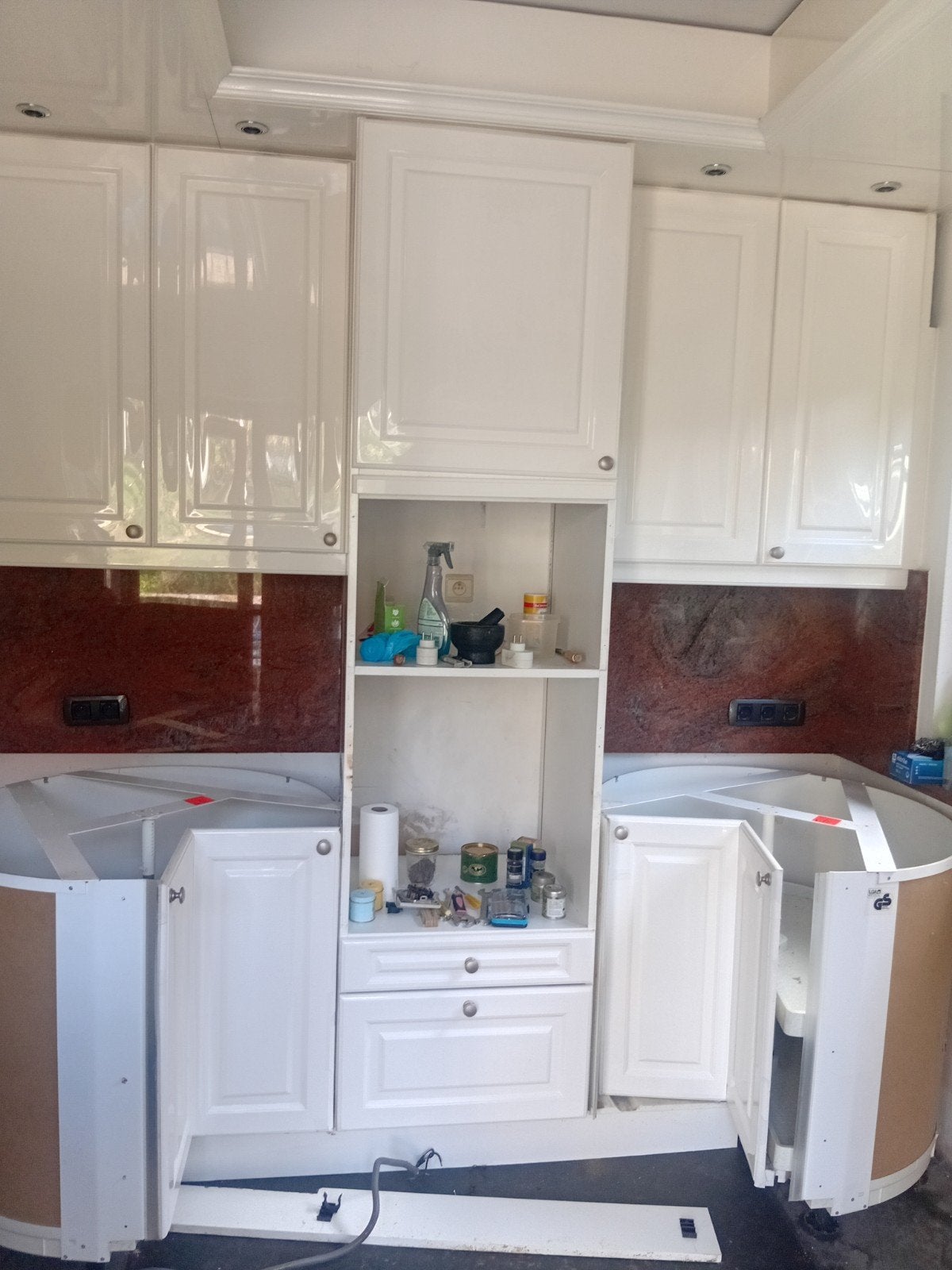 Witte keuken del, Ophalen, Gebruikt, Wit, Overige typen