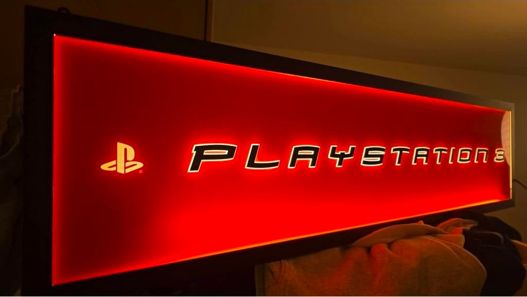 PS3 lichtbord van 90 cm in perfecte staat, Ophalen of Verzenden
