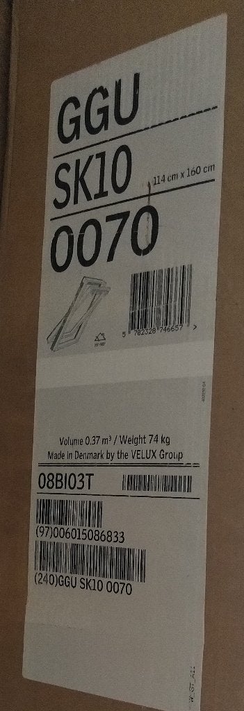 Fenêtre de toit Velux, Bricolage & Construction, Neuf, Double vitrage, Lucarne, 120 à 160 cm