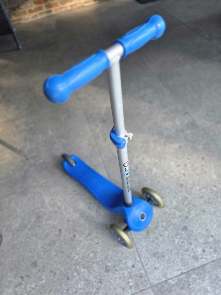 Step (blauw of groen), Ophalen of Verzenden, Zo goed als nieuw, Gewone step, Globber