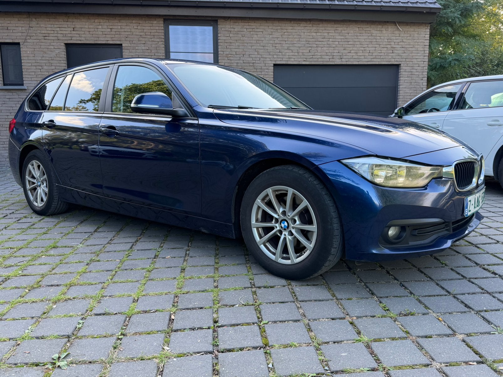 BMW 320d euro6 bj.2016 163pk 281.000km, Auto's, Achterwielaandrijving, 1995 cc, 4 cilinders, Blauw