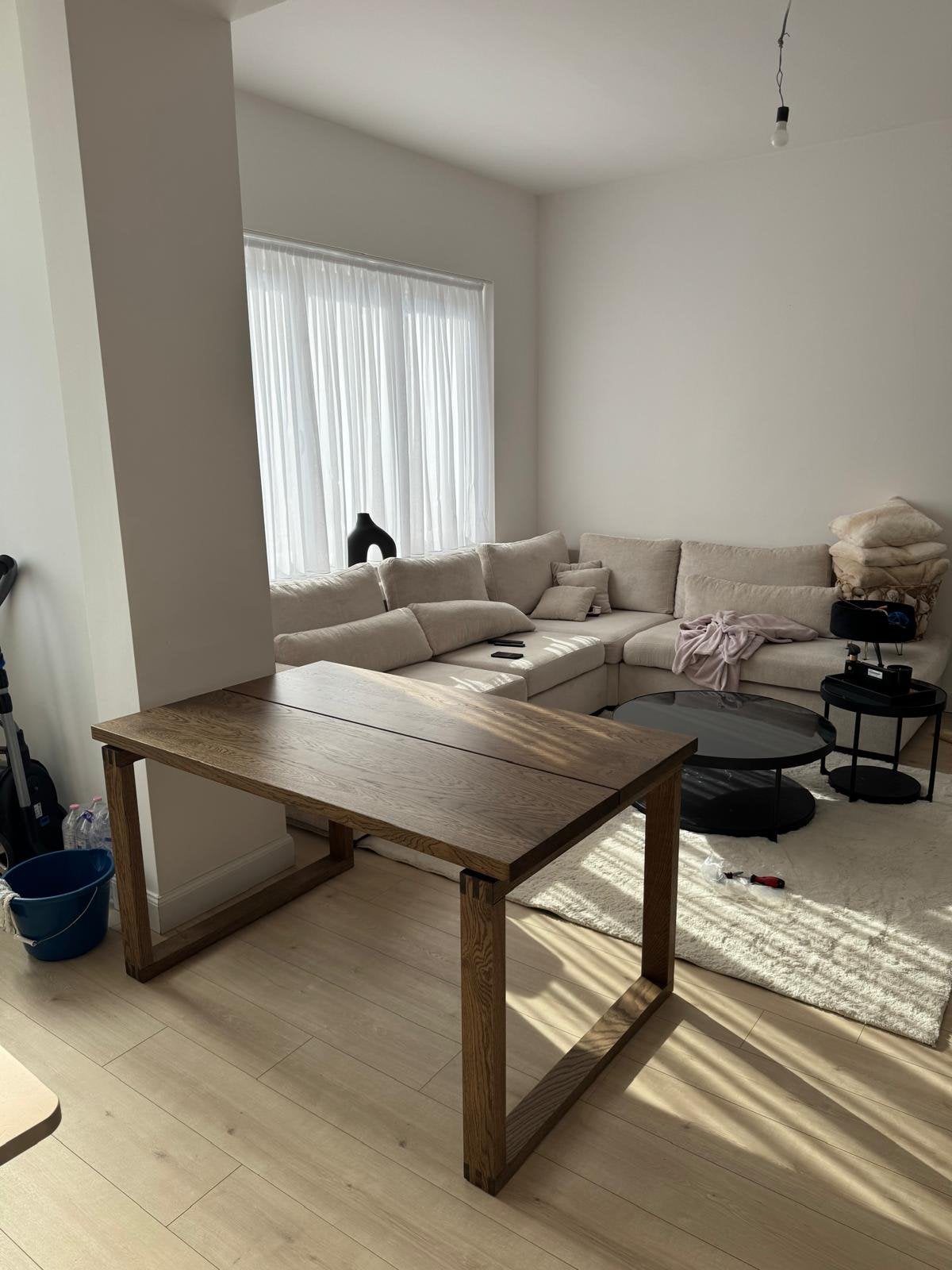 Table MÖRBYLÅNGA, Maison & Meubles, Quatre personnes, Comme neuf, Enlèvement, Chêne
