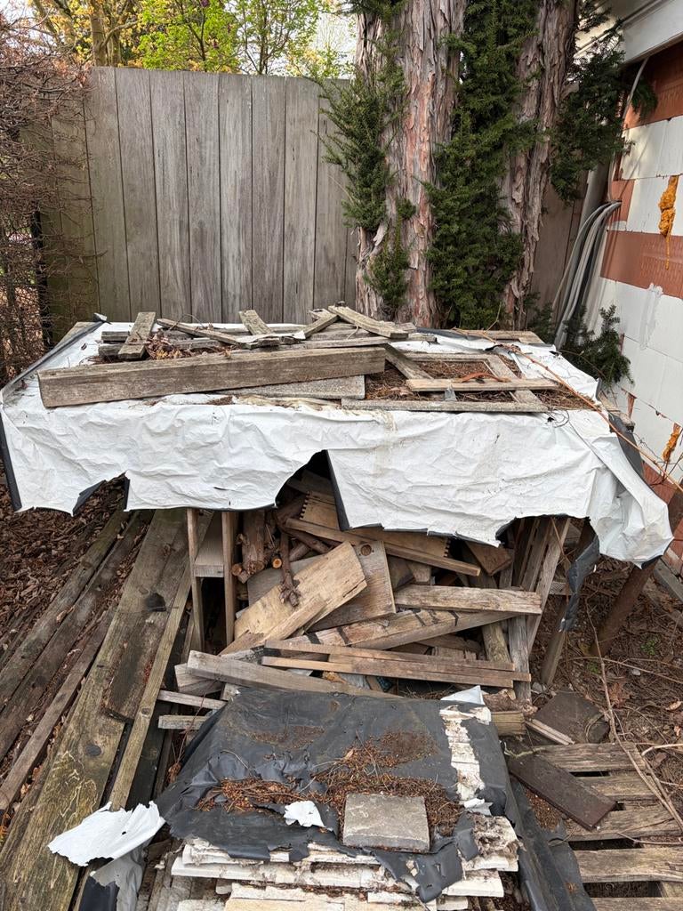Brandhout gratis, Tuin en Terras, Brandhout, Ophalen
