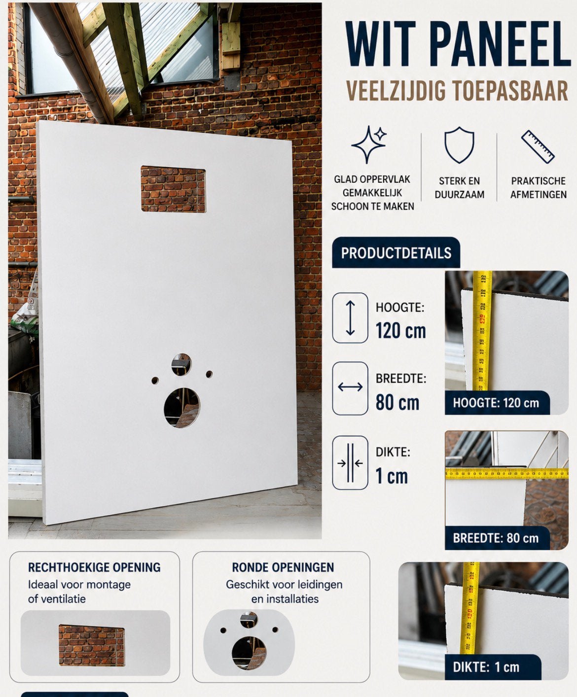 Hang wc plaat Trapa, Doe-het-zelf en Bouw, Ophalen, Zo goed als nieuw